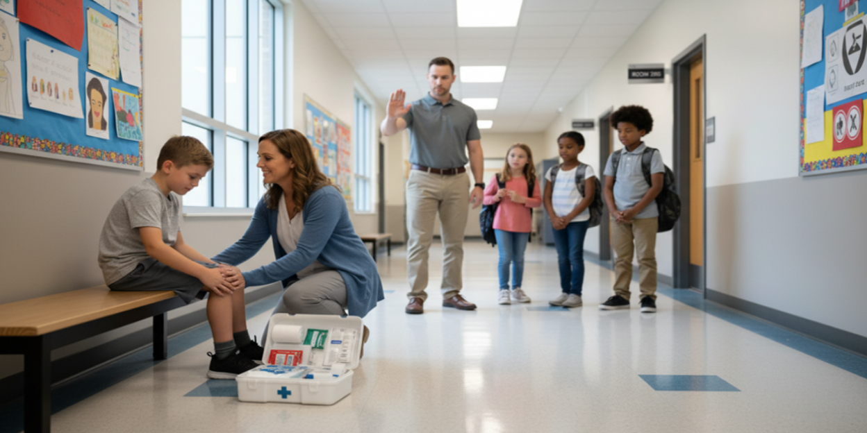 Steps to Responding to Illness and Injury in Schools: A Practical Guide for Educators